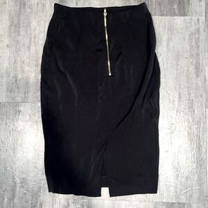 Black pencil skirt